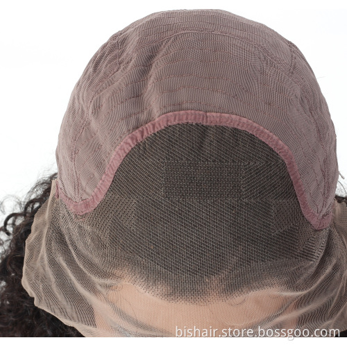 Wholesale Full Cuticle 100%  Human Hair Wig Brazilian Afro Kinky Curly Lace Front Virgin Human Hair Lace Wigs For Woman